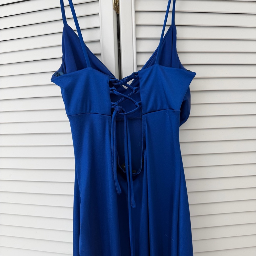 Windsor Royal Blue Prom Dress - Picture 3 of 4
